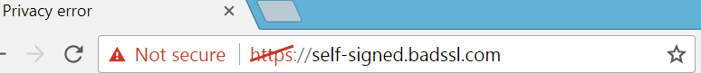 Self Signed SSL