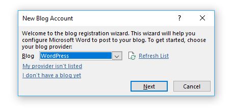 Blog Post MS Word