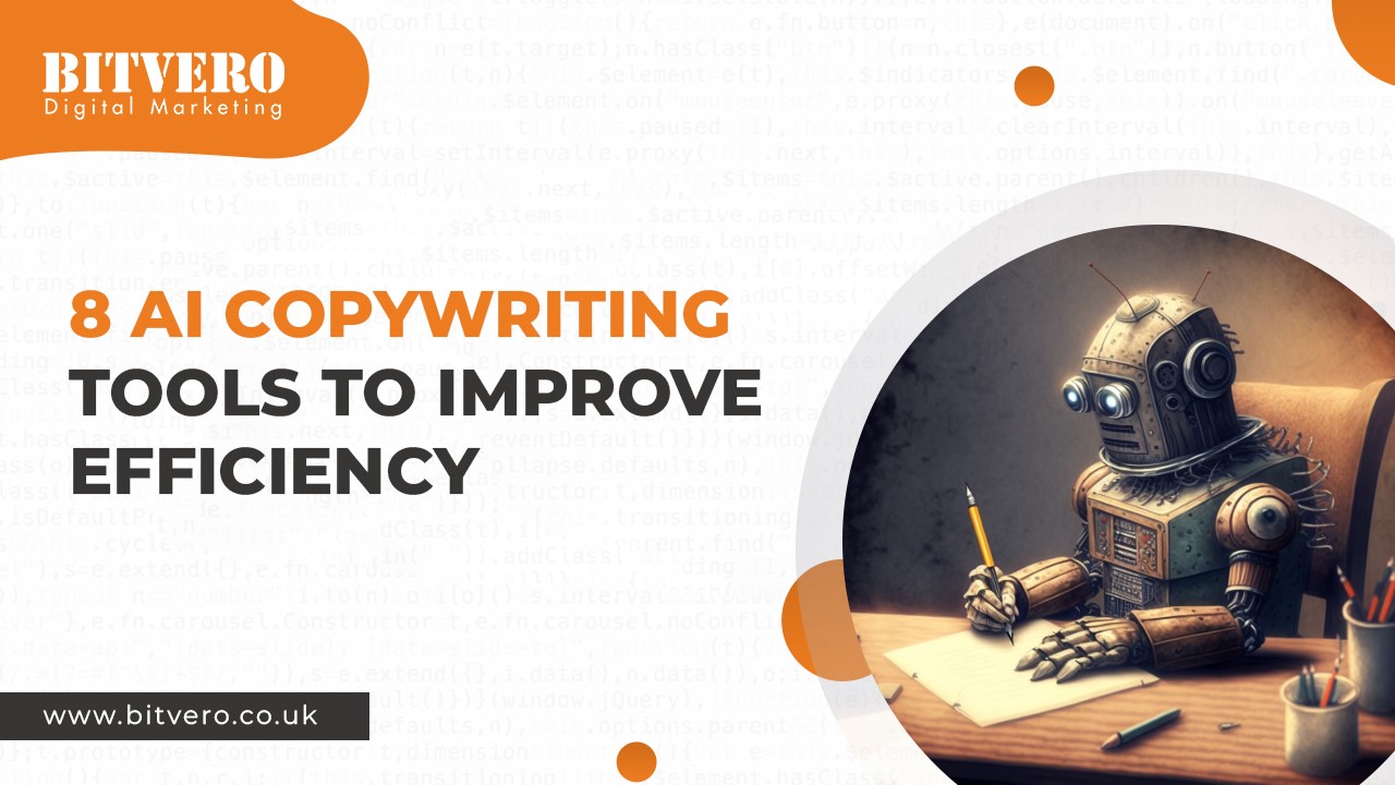 8 AI Copywriting Tools to Improve Efficiency Bitvero UK Ltd