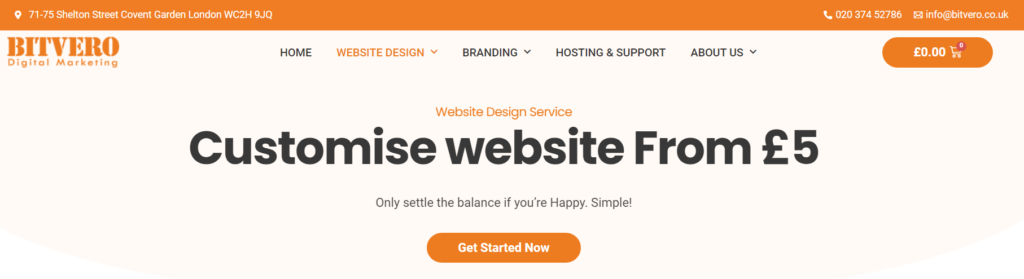visually appealing cta Bitvero Limited Website Design Company London
